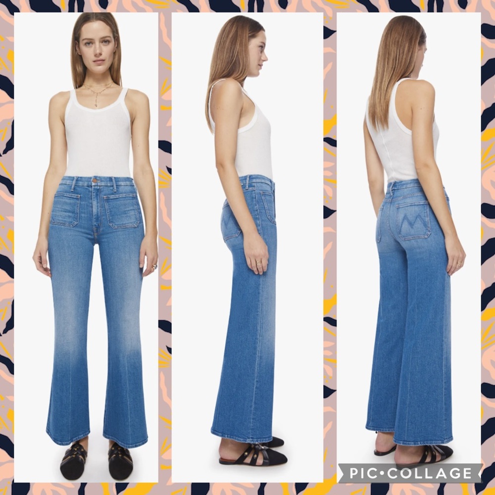 $288 MOTHER The Patch Pocket Roller Jeans in Eager Beaver 26